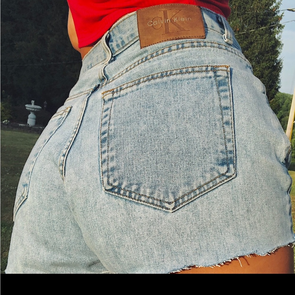 Calvin Klein vintage denim shorts